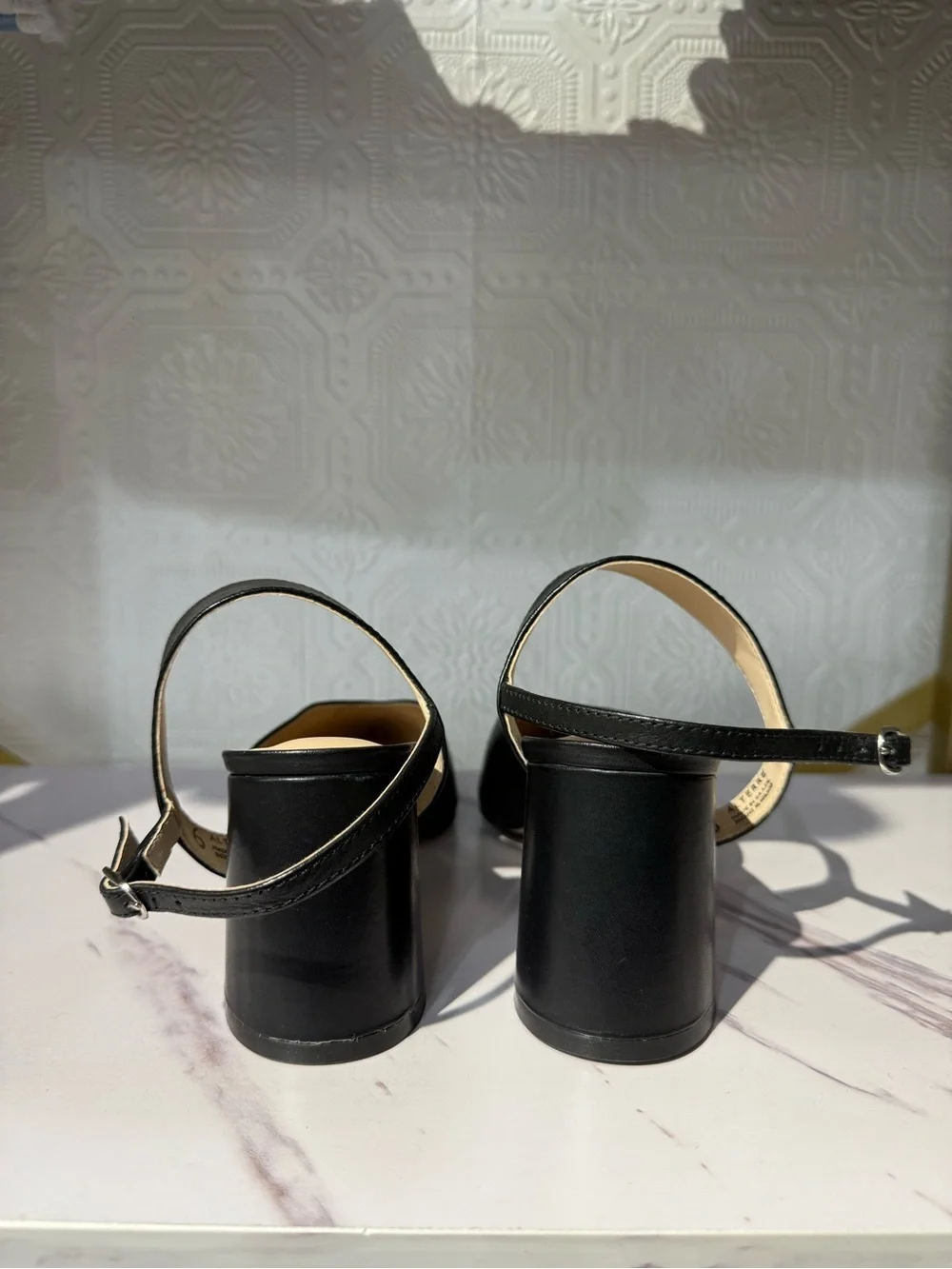 Alterre Faire - Customizable Black V Mule + Removable Elsie Strap
